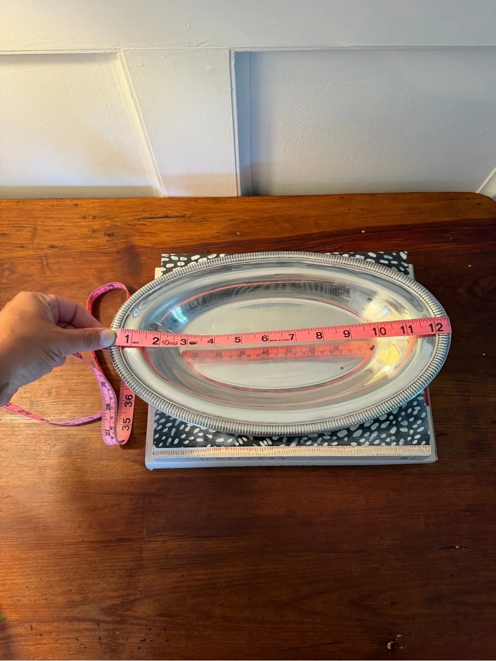 Vintage Silver-Plated Oval Serving Platter